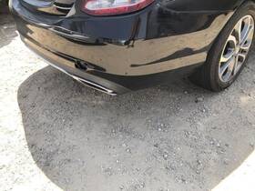 2058800347 Mercedes-benz 2015-2018 C300 Rear Bumper Assembly 040 Black Base Sedan 887936
