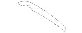 Mercedes-benz 209-885-19-25 Genuine Mercedes-benz Trim