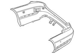 212-885-39-38-9999 Mercedes-benz Genuine Exchange Trim Bumper