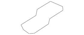 213-885-93-01 Mercedes-benz Genuine Side Trim Bracket