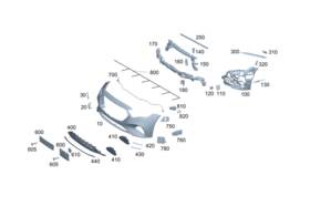 214-885-66-04 Mercedes-benz Genuine Seal Bumper