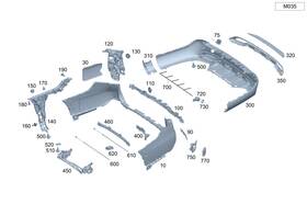 214-885-79-03 Mercedes-benz Genuine Cover