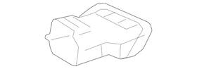 Mercedes-benz 221-490-42-27 Genuine Mercedes-benz Bumper Cover Heat Shield