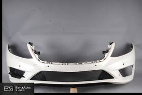 2228801847 Mercedes-benz 14-17 W222 S550 Amg Sport Front Bumper Cover With Sensors White Oem