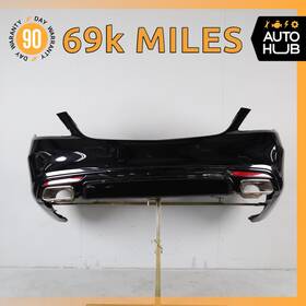 2228851725 Mercedes-benz 14-17 W222 S550 S600 Amg Sedan Sport Rear Bumper Cover Black Oem 69k