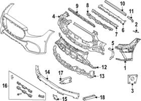 223-885-42-01 Mercedes-benz Genuine Side Mount
