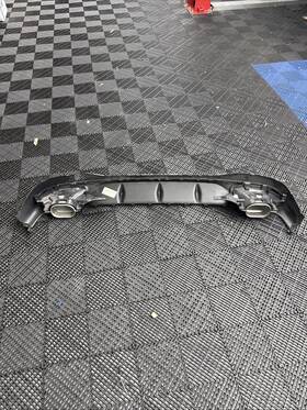 2238857101 Mercedes Benz 2021-2023 S-class W223 Rear Bumper Valance Diffuser Panel Trim Cover