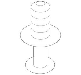 230-990-00-92-9c75 Mercedes-benz Genuine Bumper Cover Rivet