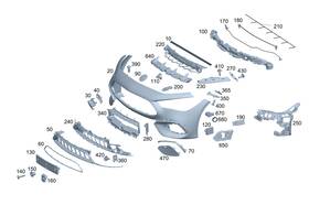 Mercedes-benz 236-885-94-02 Genuine Mercedes-benz Cover