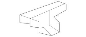 253-885-21-06 Mercedes-benz Genuine Side Bracket