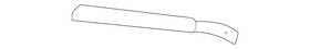 253-885-68-01 Mercedes-benz Genuine Mounting Rail