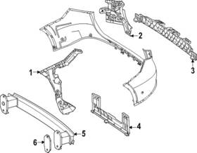 254-880-01-00 Mercedes-benz Genuine Rear Mount
