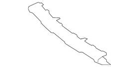 292-885-22-00-64 Mercedes-benz Genuine Center Cover