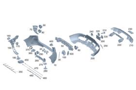 294-885-94-01 Mercedes-benz Genuine Cover