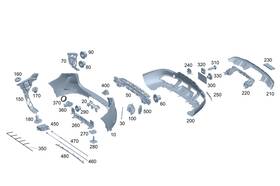 294-885-95-01 Mercedes-benz Genuine Cover