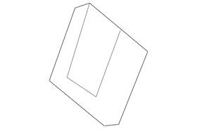 4478880132 Mercedes-benz Genuine Bumper Cover Retainer