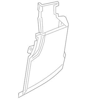 906-880-45-71-9b51 Mercedes-benz Genuine End Panel
