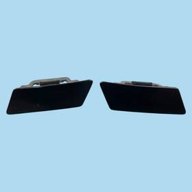 A1648850226 Mercedes-benz Front Bumper Headlight Washer Trim Cover Set Black Oem 10-12 X164 Gl450