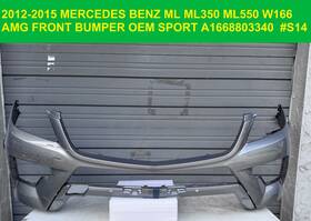 A1668803340 Mercedes-benz 2012-2015 Ml Ml350 Ml550 Front Bumper Oem Amg Sport