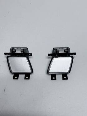 A1708800105 Mercedes-benz R170 Slk230 Headlight Washer Cover Front Bumper Silver Set R L 97-00