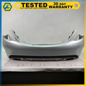 A2058555738 Mercedes-benz 15-18 C300 W205 Rear Bumper Cover Silver 775 Oem