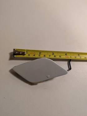 A2118851022 Mercedes-benz Oem Used 2007-2009 E Class Front Bumper Tow Hook Cover Cap White