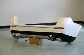 Gls600 Mercedes-benz Pa4587 2021 Maybach Rear Bumper Cover Oem Mercedes-maybach White