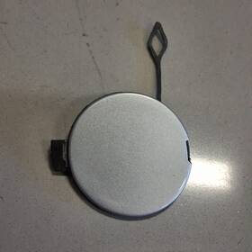 66206917548 Mini Cooper Rear Bumper Silver Cover Tow Eye Cap Trim Oem