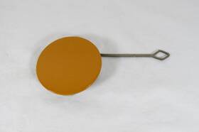 7328566 Mini 15-21 Cooper 4d Hatchback Rear Bumper Tow Hook Cover Orange Rh Genuine Oem