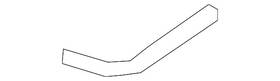 Mitsubishi 6410a680 Genuine Side Retainer
