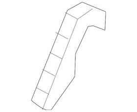 Mitsubishi 6410c964 Genuine Side Retainer