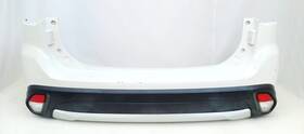 6410f374 Mitsubishi 16-18 Outlander Rear Bumper Shell Panel Cover White Skin Assembly Oem