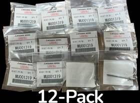 Mitsubishi Mu001319 Genuine Bumper Cover Rivet 12-pack Lancer Evo Oem New