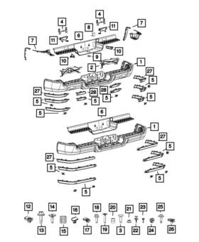 06512178aa Mopar Genuine Screw 6512178aa