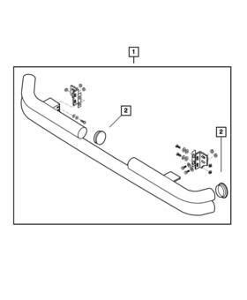 4897576aa Mopar Genuine Bumper End Cap