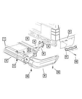 55175693 Mopar Genuine Bracket Left