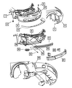 6505145aa Mopar Genuine Hex Head Screw And Washer