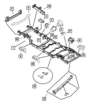 68026080ac Mopar Genuine Under-body Cross-member