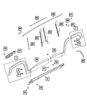 68073865aa Mopar Genuine Screw