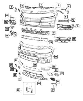 68213538ac Mopar Genuine Fascia Support Bracket Left