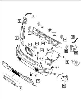 68255507aa Mopar Genuine Sensor Mounting Bracket Right