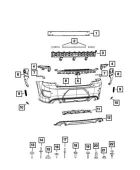 68280727aa Mopar Genuine Fascia - Bracket