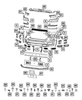 68352661ab Mopar Genuine Close Out Panel