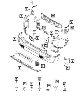 6sc04tzzaa Mopar Genuine Rear Upper Fascia Left