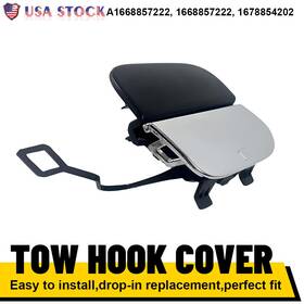A1668857222 Motoredgeparts Front Bumper Tow Hook Eye Cover Cap For Mercedes-benz Ml350/ml63 Amg 2012-2015