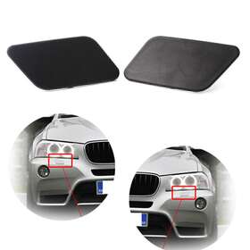 Motorshop168 420011145239 2pcs Fit For Bmw X3 F25 2010 - 2014 Bumper Headlight Headlamp Washer Cap Cover