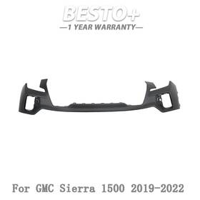 Btp240004p Munirater Replacement Plastic Front Upper Bumper Cover New For Gmc Sierra 1500 2019-2022