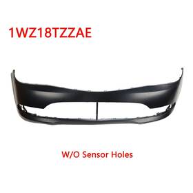 1wz18tzzae Mzorange Ch1000a15 Front Bumper Cover For 2015-2017 Chrysler 200 C Lx Limited 2.4l 3.6l