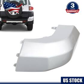 To1105121 Nakkaa Bumper End Cap For Toyota Fj Cruiser 2007-2014 Side Pad Rear Right Silver