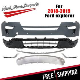 Jb5z-17e811-ca Need Store Carparts Front Bumper Cover Set Assembly For 2018 2019 Ford Explorer With 4 Sensors Holes